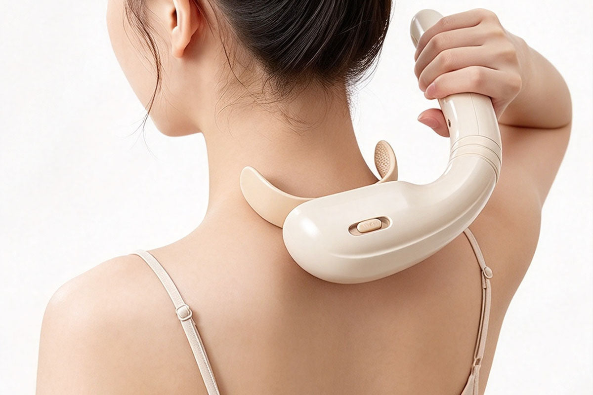 USB Wireless Electric Kneading Massager with 3 Levels Neck Massager