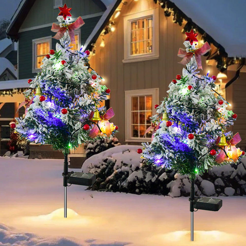85cm Solar Christmas Tree Light Decoration Outdoor Solar Powered Christmas Yard Stake Light
