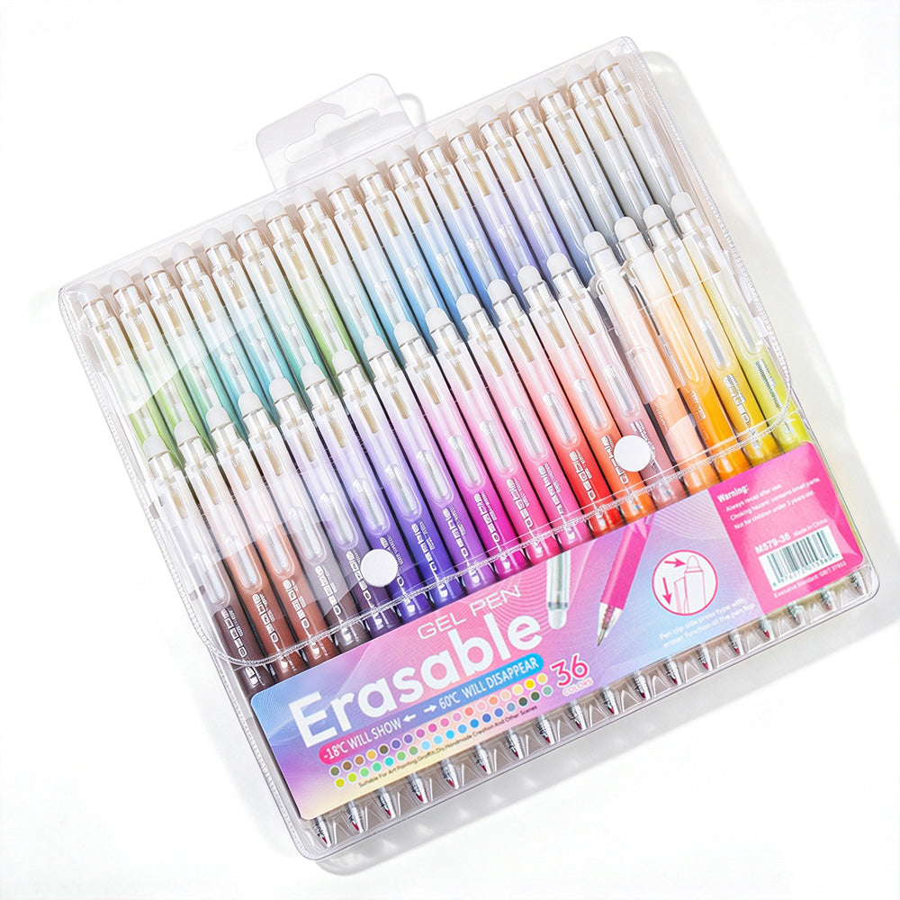 Colorful Click-Erasable Gel Pen Set for Students School and Office