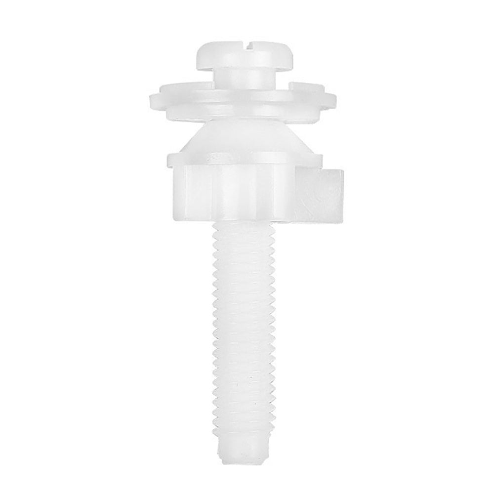 Plastic Toilet Seat Hinge Bolts Fixing Kit with Nuts and Washers Replacement