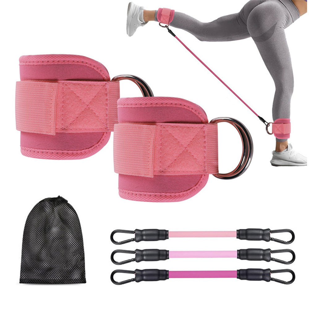 Ankle Strap Resistance Band Set for Glute Leg Workout