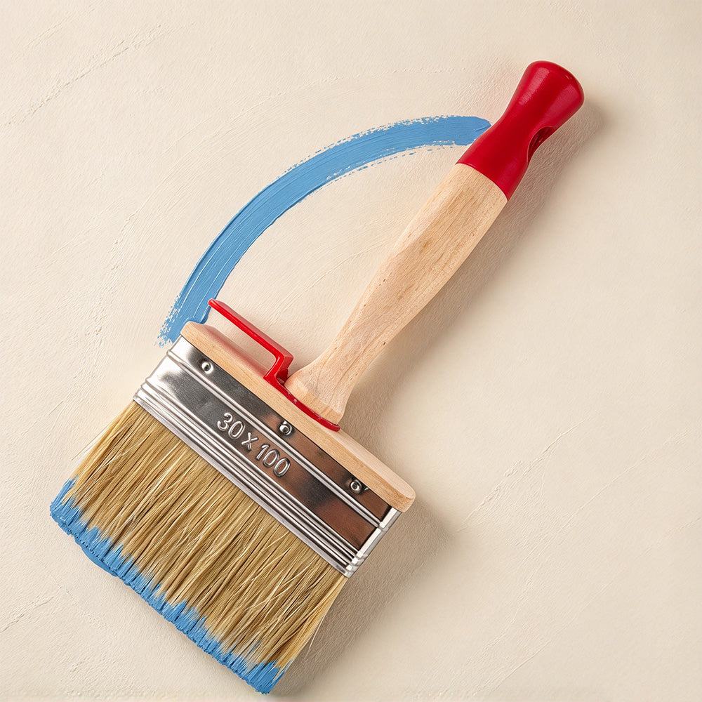 Thickened Square Paint Brush 3 cm PET Bristle for Wall Fence Door