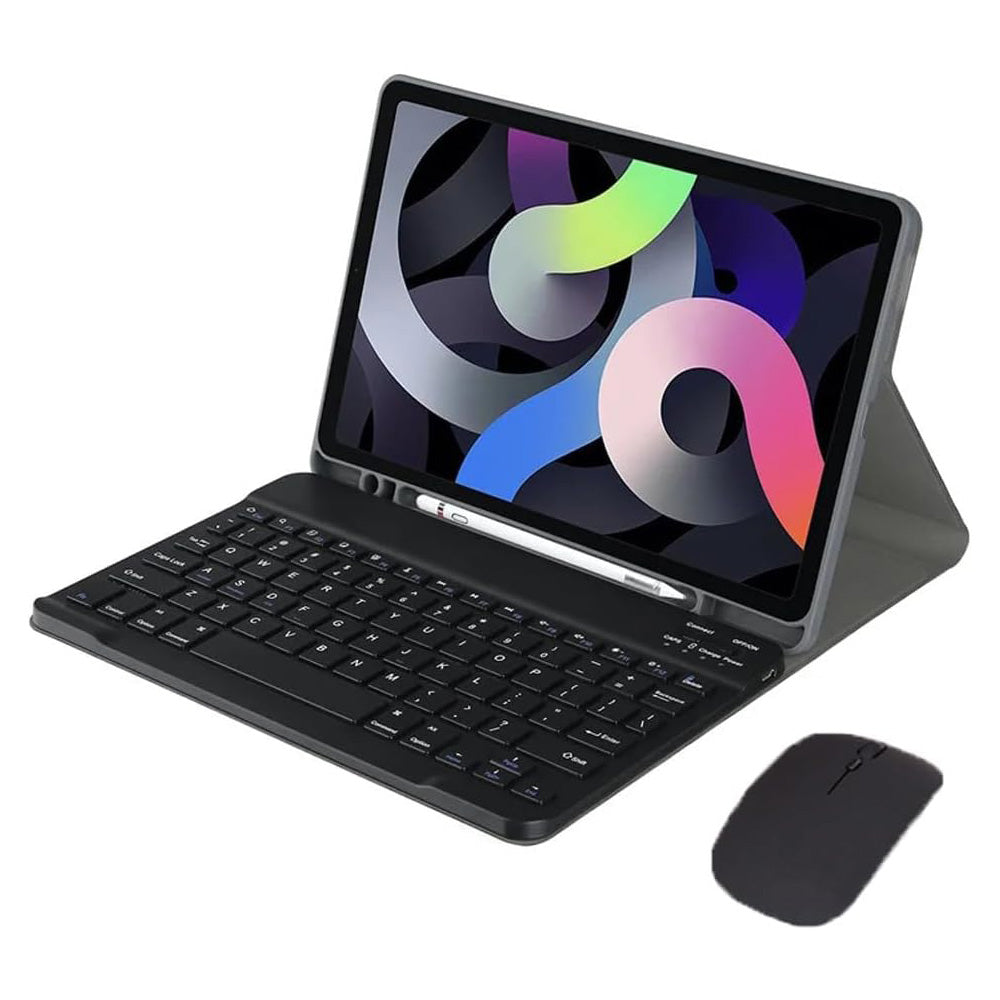Keyboard Case and Mouse for Samsung Tab S11 S10 S9 S8 S7 11 Inch Models-Black