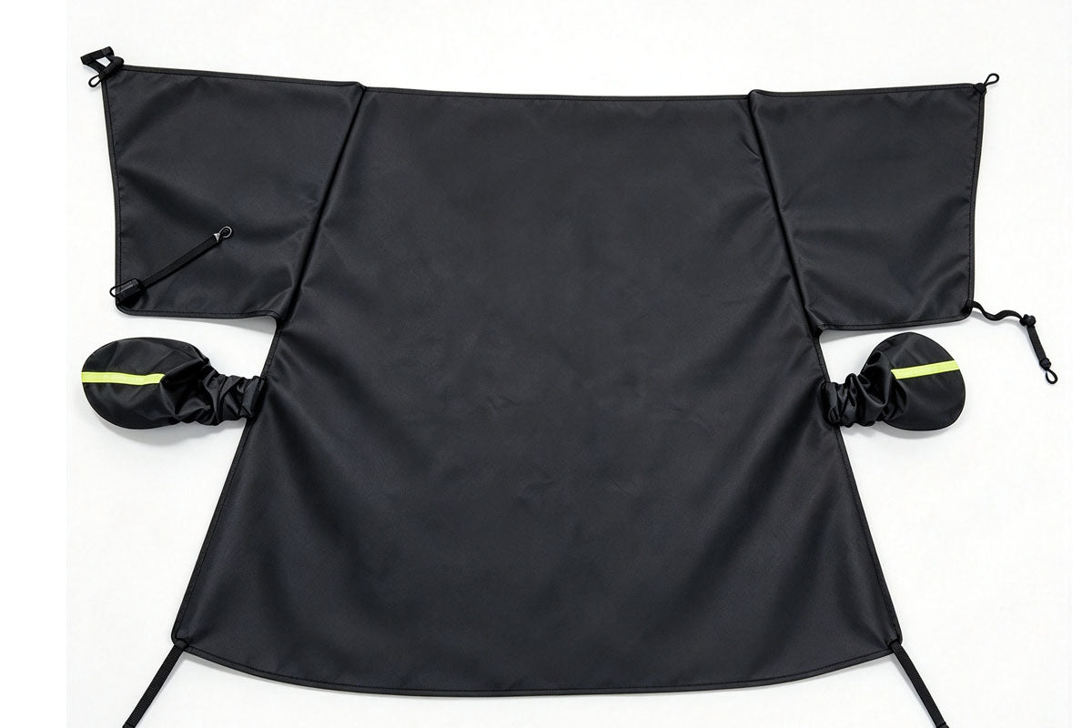 Car Windscreen Snow Cover with 10 Magnets All-Season Car Windscreen Cover Sun Shade