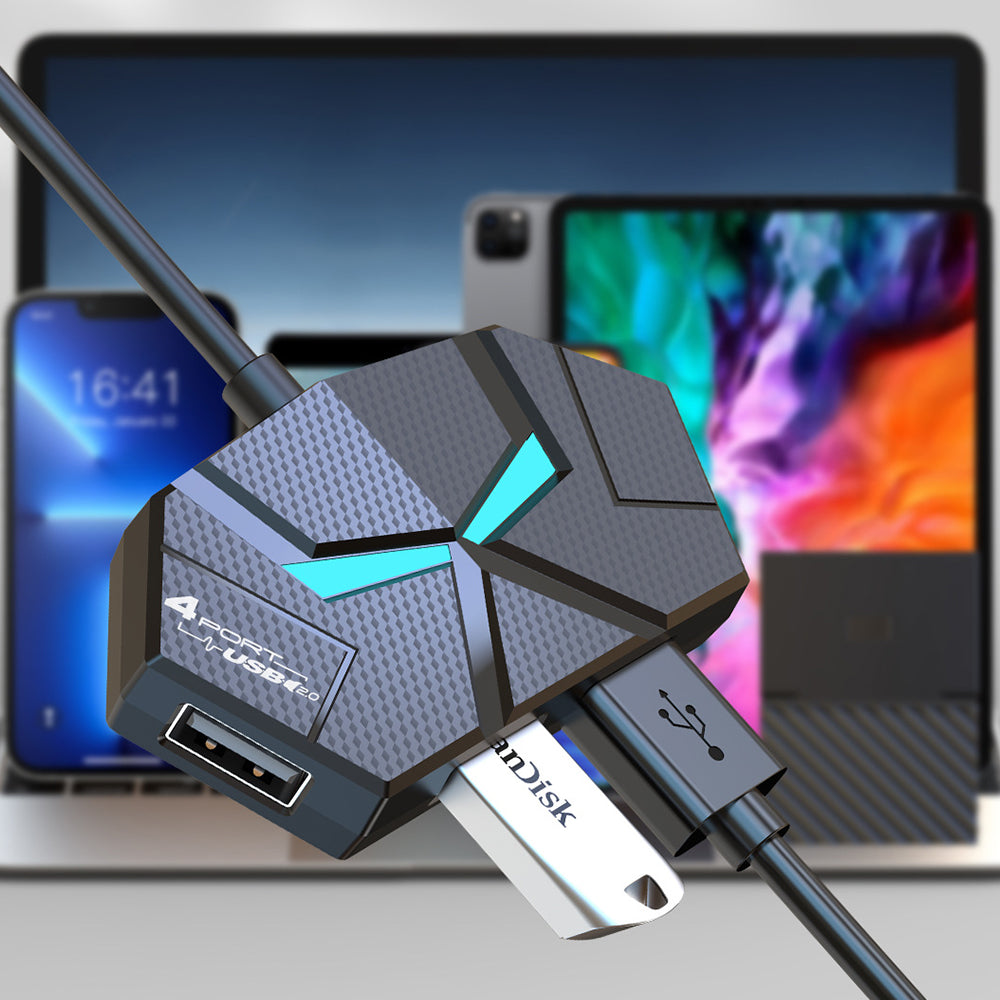 USB Hub USB Splitter USB Extender with Power Port for Laptop PC