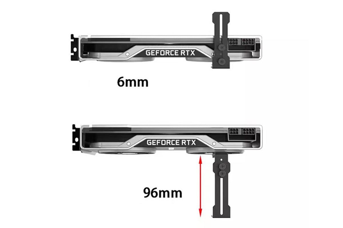 Universal Support Bracket Heavy Duty Graphics Card Holder for PC Cases