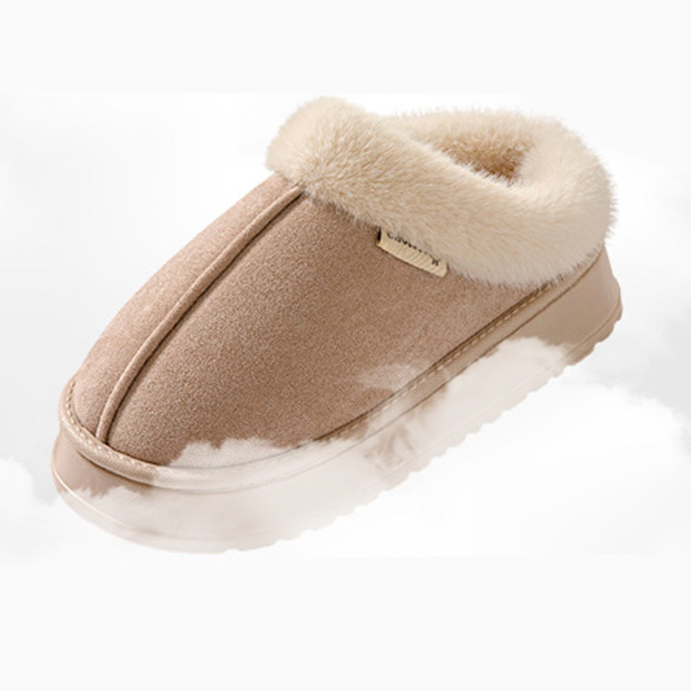 Winter Warm Slipper Indoor Slip On Shoes with Anti-Slip EVA Sole for Men and Women