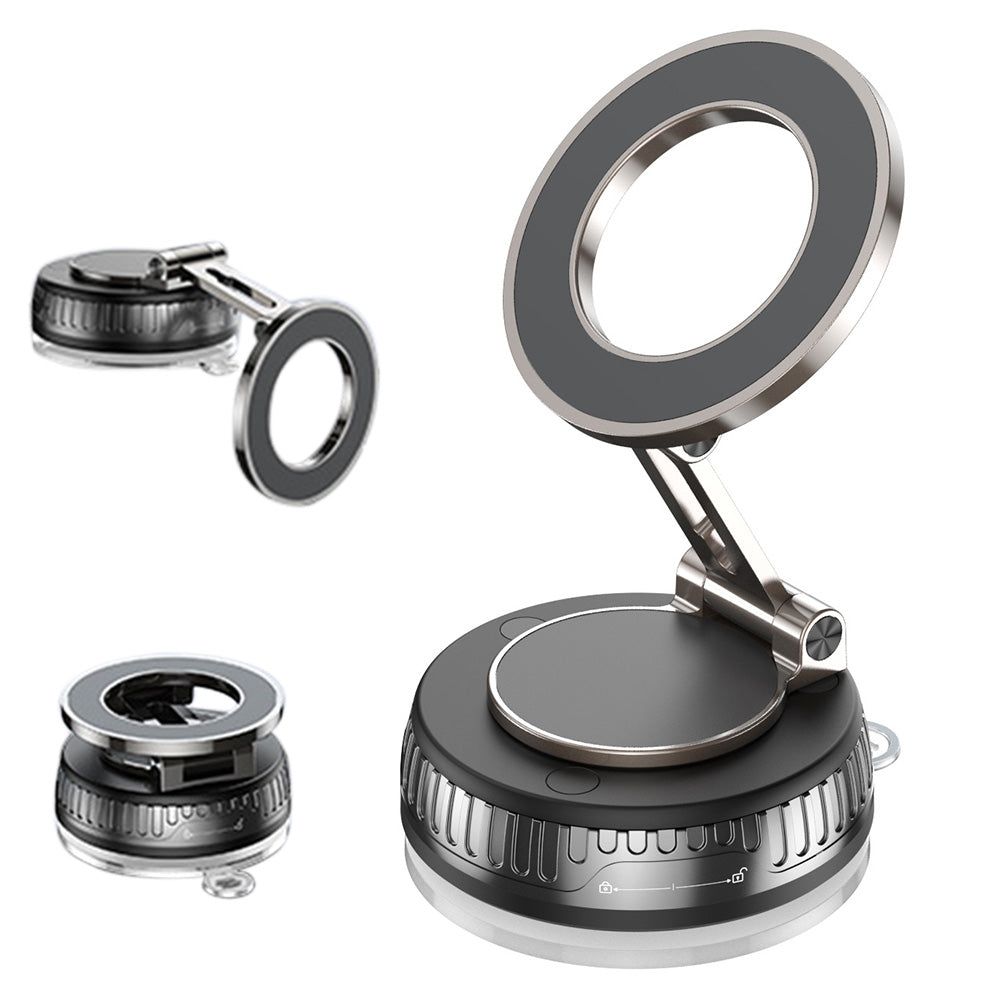 Vacuum Car Phone Mount 360-Degree Rotation for Dashboard Desk and More