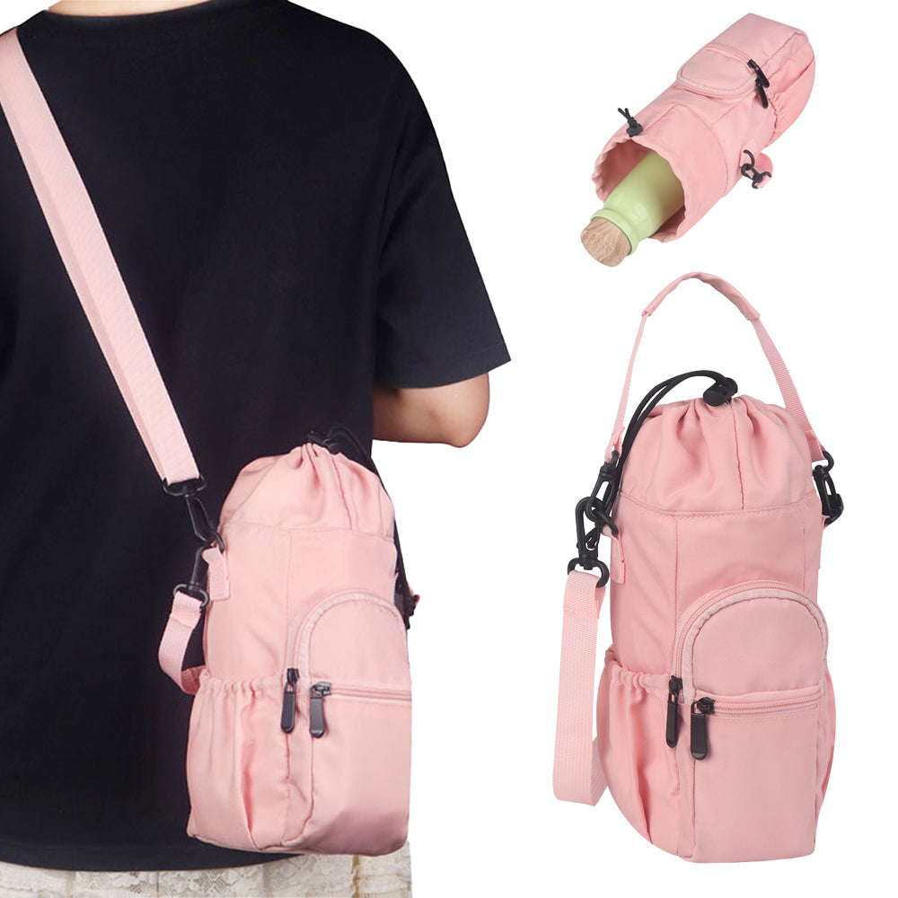 Water Bottle Sling Bag Crossbody Water Bottle Pouch
