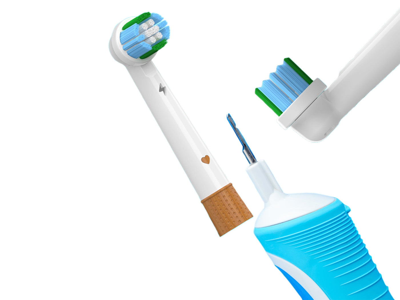 10Pcs Electric Toothbrush Replacement Brush Heads Refill for Oral B Braun