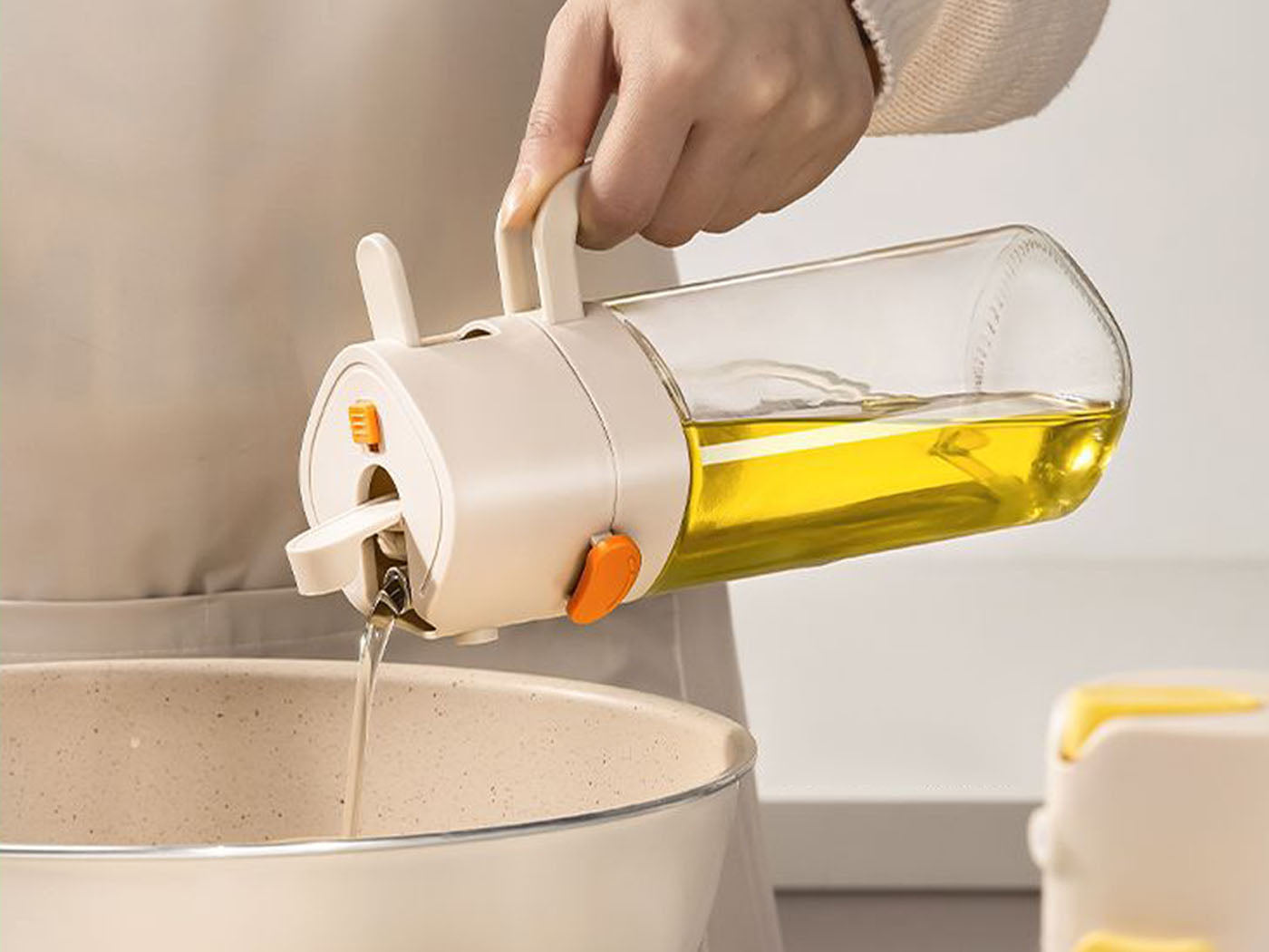 530ml Oil Sprayer Pour Olive Oil Dispenser Glass Spray Bottle Kitchen Oil Mister