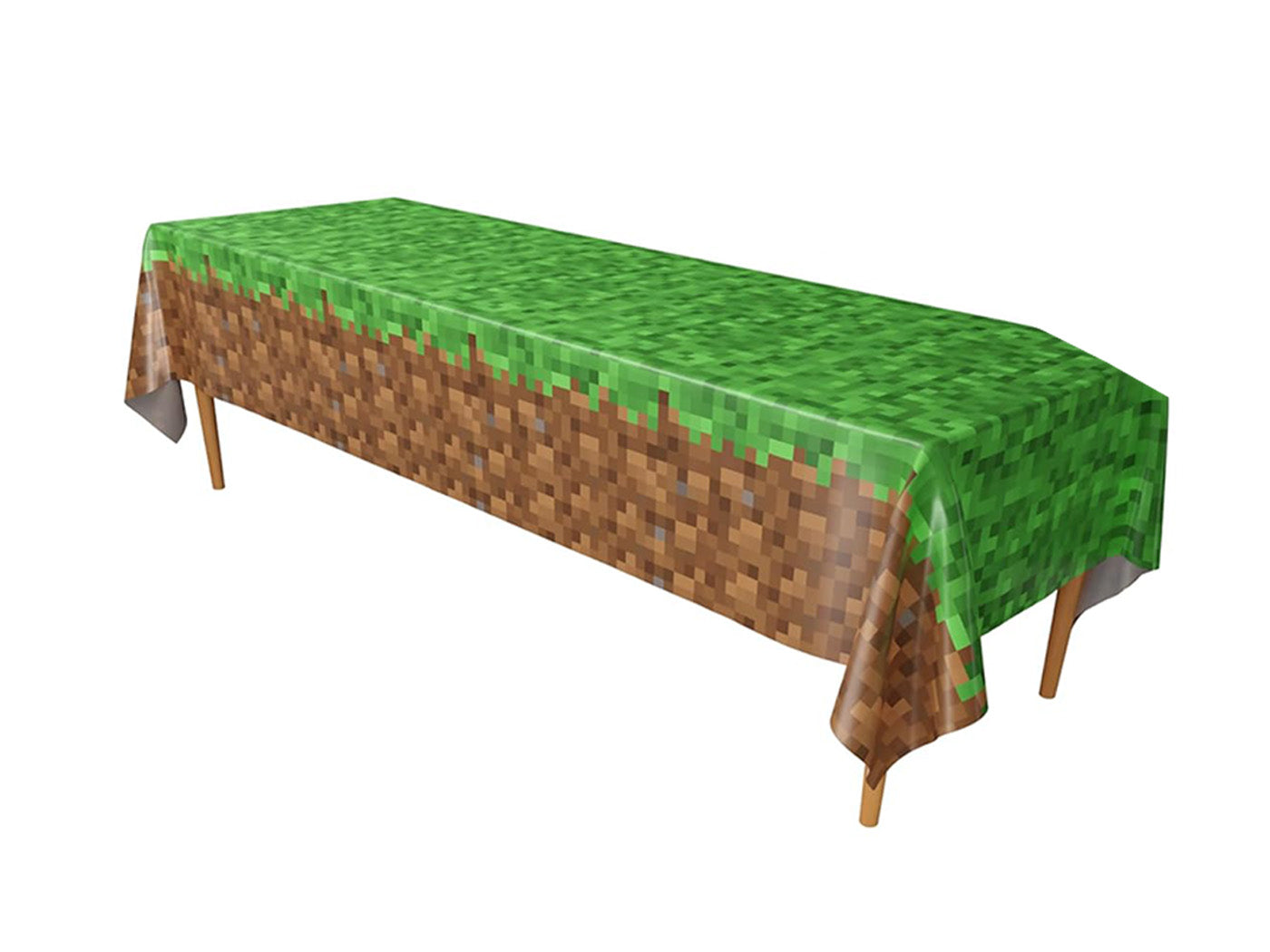 3 X Minecraft Inspired Table Cover Gamer Party Supplies Tablecloths