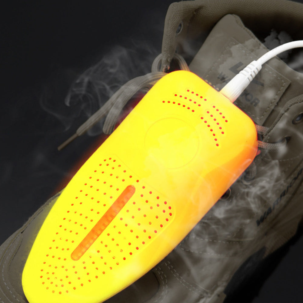 2Pcs Portable USB Electric Shoe Dryer with Purple Light Sterilization