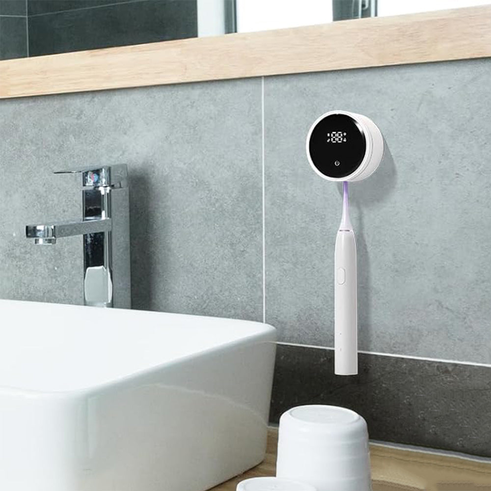 Wall Mounted Electric Tooth Brush Cleaner with Auto Inductive for Bathroom