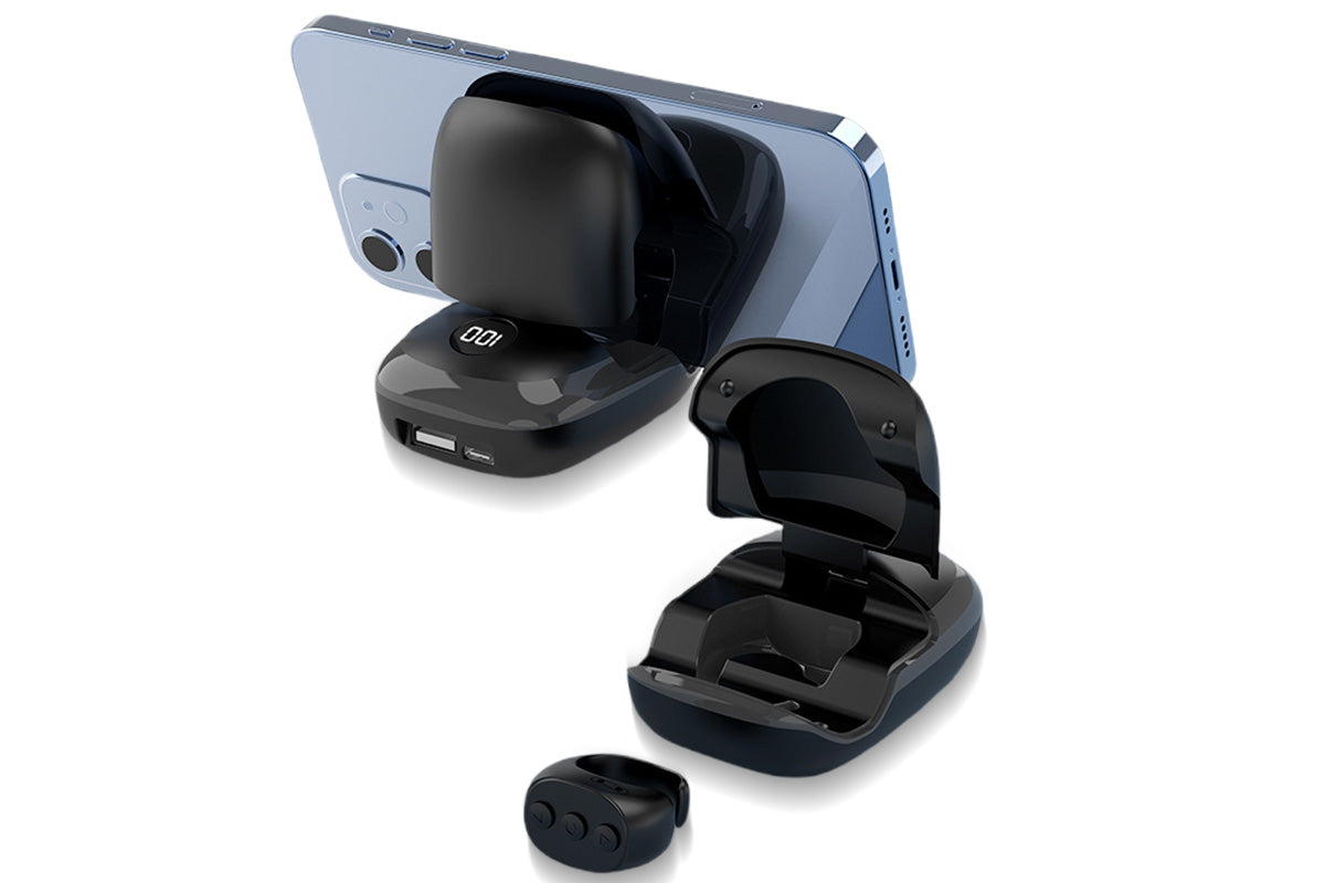 Wireless Remote Scrolling Ring Page Turner Bluetooth Camera Shutter Remote