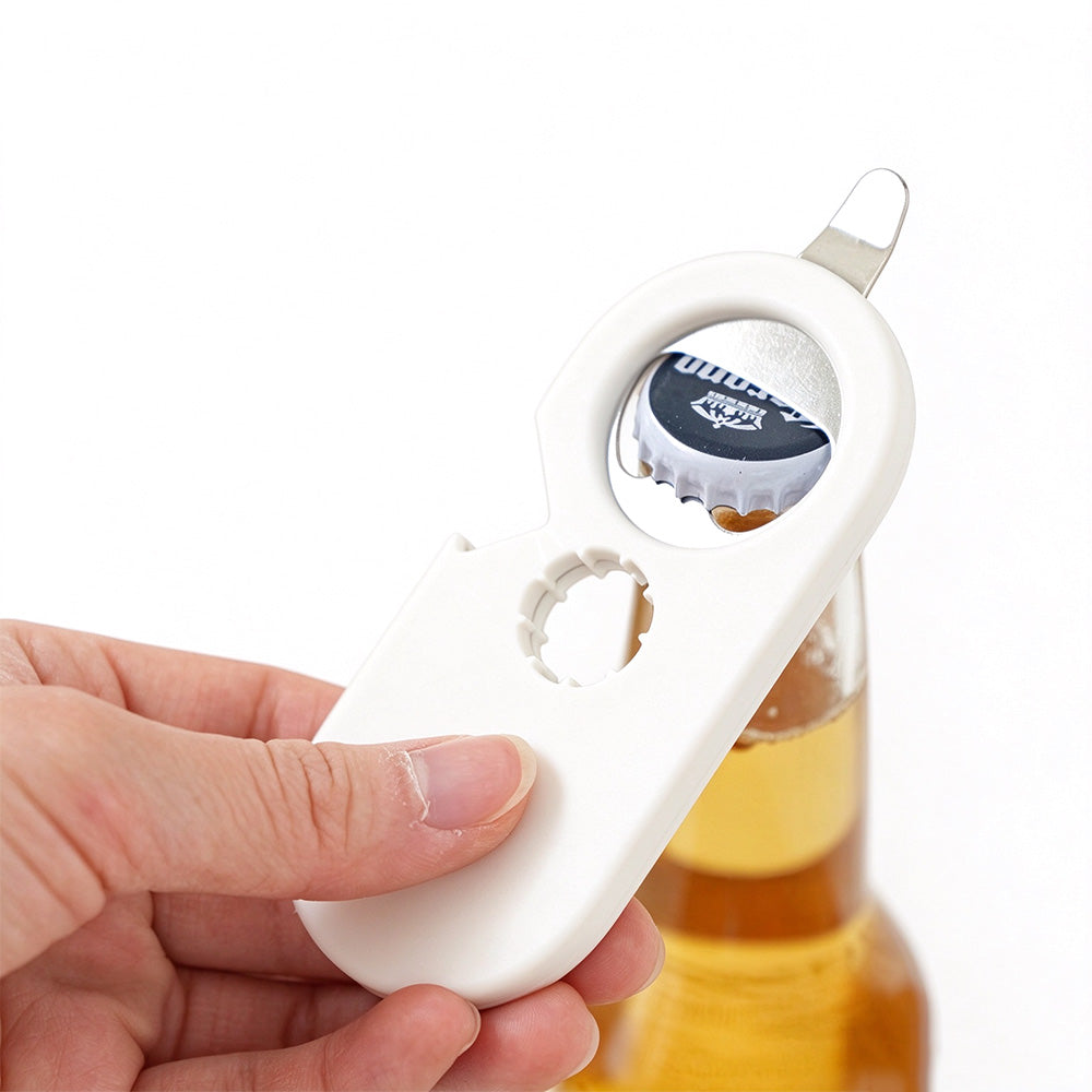 2 Pcs 5-in-1 Bottle Jar Can Opener with Easy Attached Storage