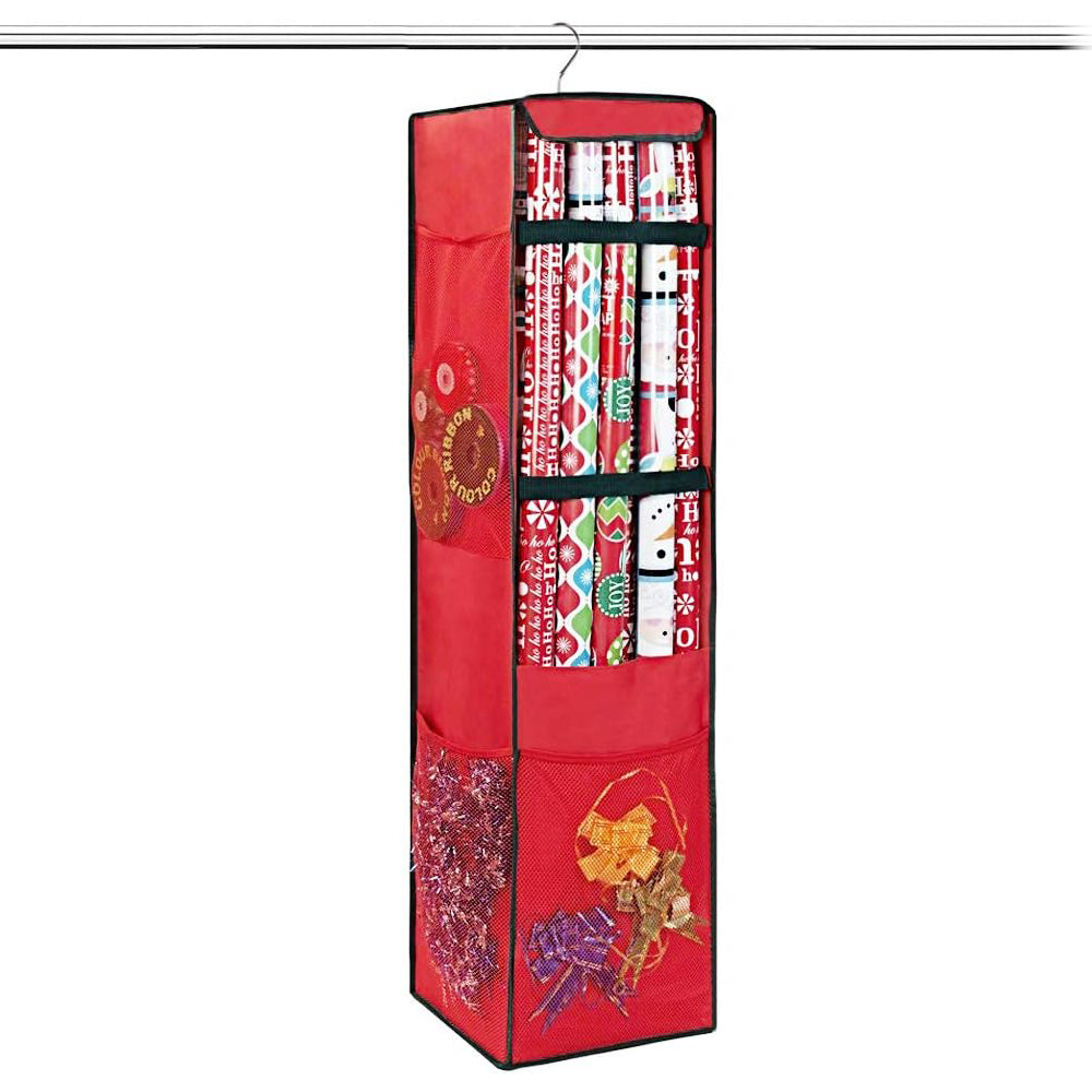 Hanging Wrap Organizer Wrapping Paper Storage Hanging Storage Bag