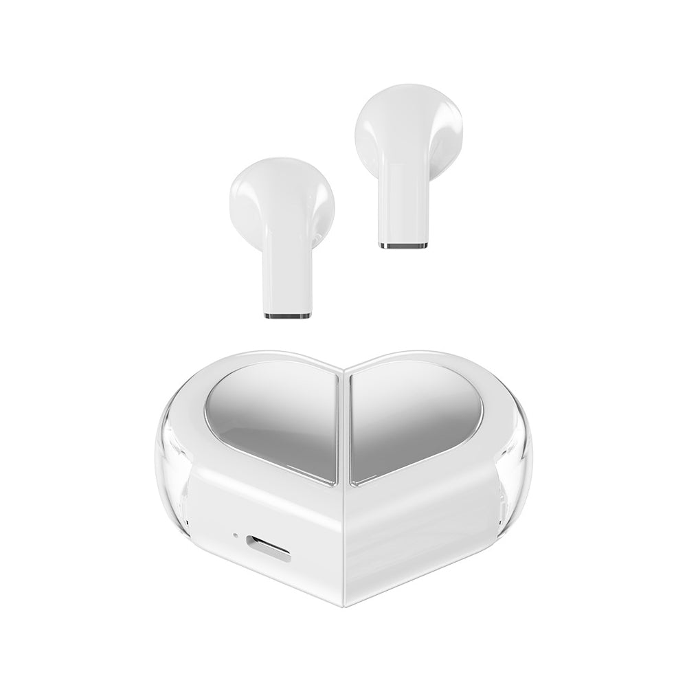 True Wireless TWS 5.3 Audio Earphones Convertible Heart-Shaped Couple Earbuds