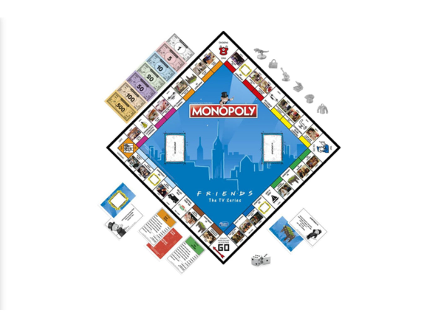 The TV Series Edition Friends Inspired Monopoly Board Game Set