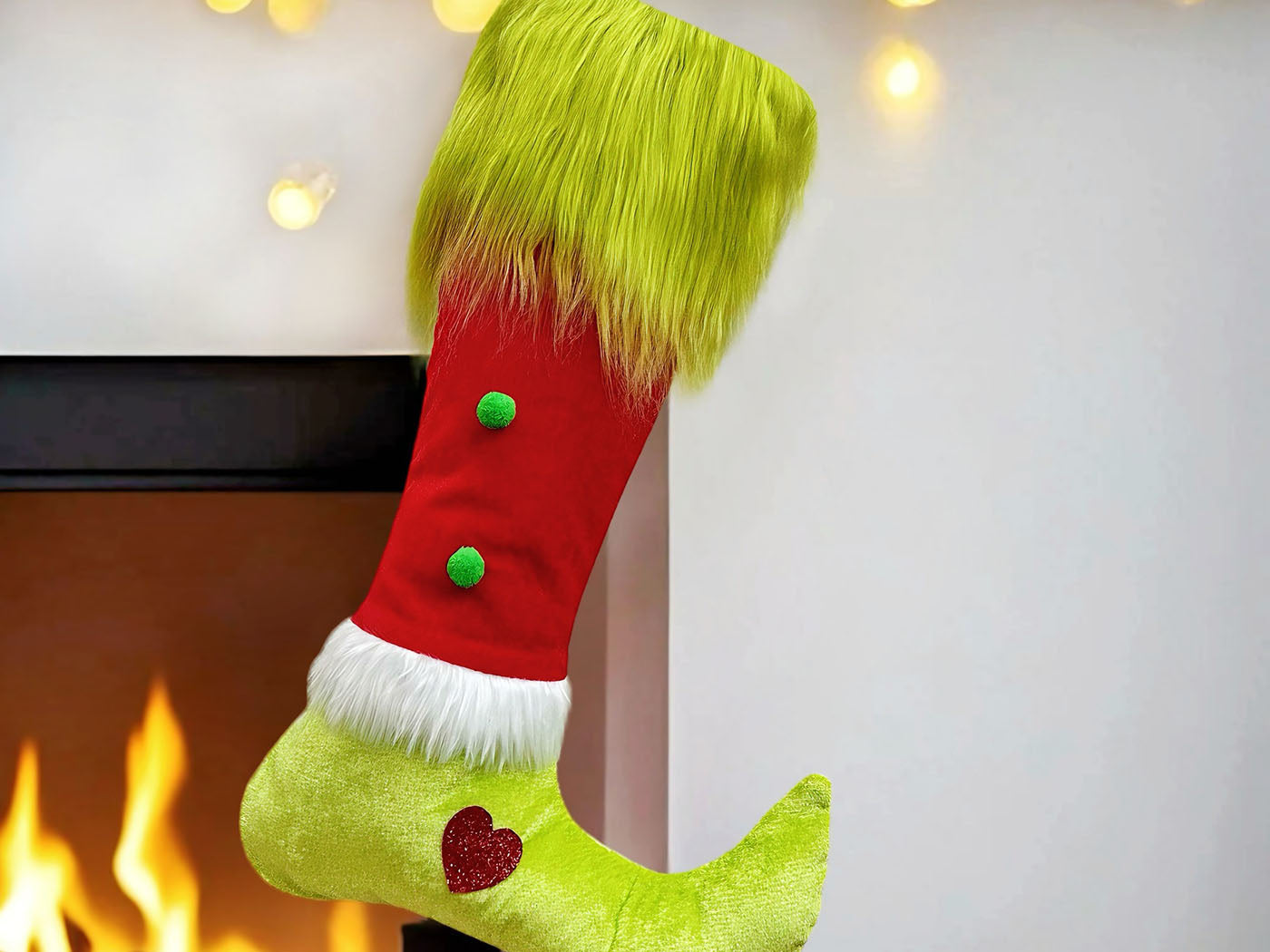 2 X Christmas Stockings Christmas Tree Hanging Stocking Decorations Xmas Stocking