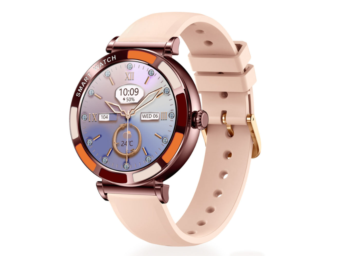 Women's Bluetooth Smart Watch IP67 Waterproof Smartwatch with 100+Sports Modes