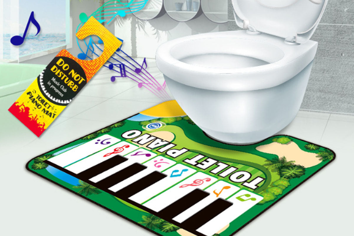Bathroom Electronic Keyboard Mat - Waterproof Musical Toy for Adults