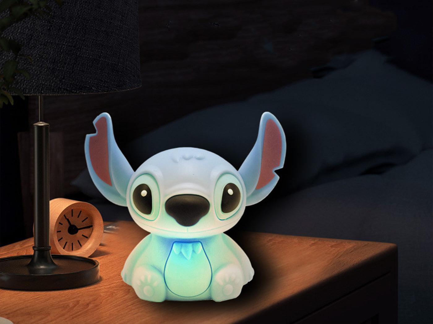 Stitch-Inspired Bedside Table Tap Night Light