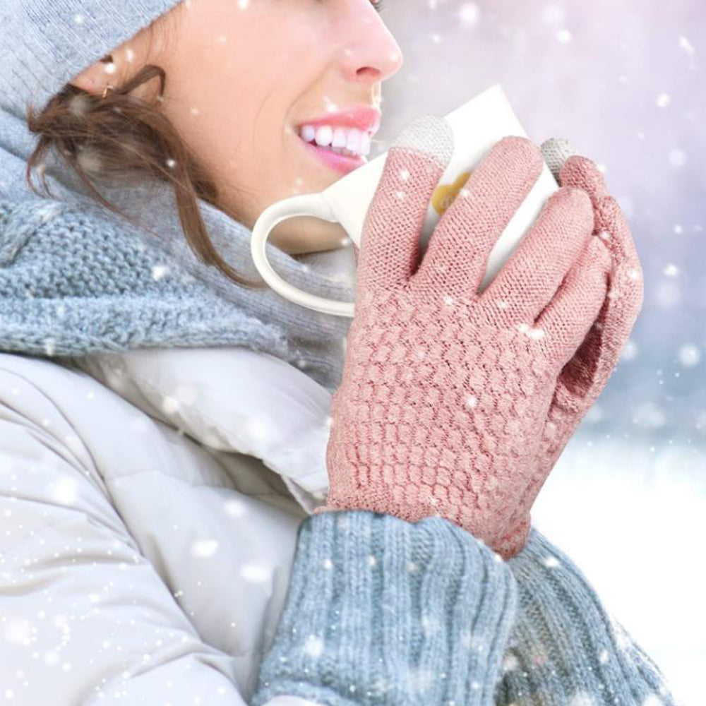 Winter Touchscreen Knitted Warm Gloves