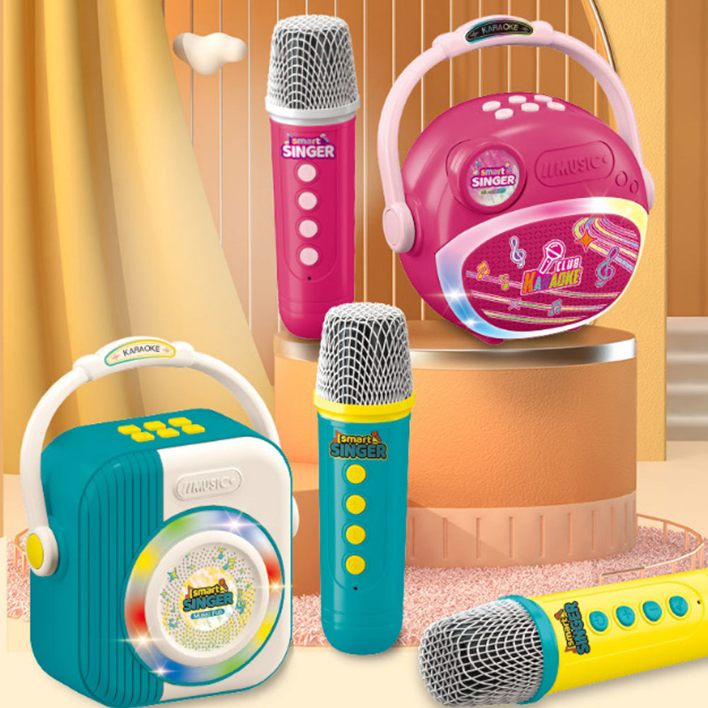 Wireless Bluetooth Karaoke Speaker with Microphone Home KTV Singing Toy