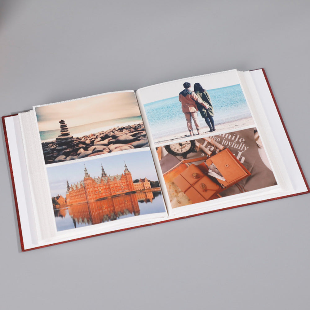 200 Pockets Photo Album 4x6 Picture Book with PP Sleeves for Wedding Gift