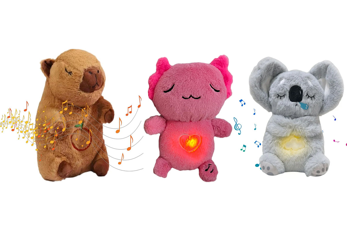 Breathing Glowing Music Sound Soothing Animal Doll