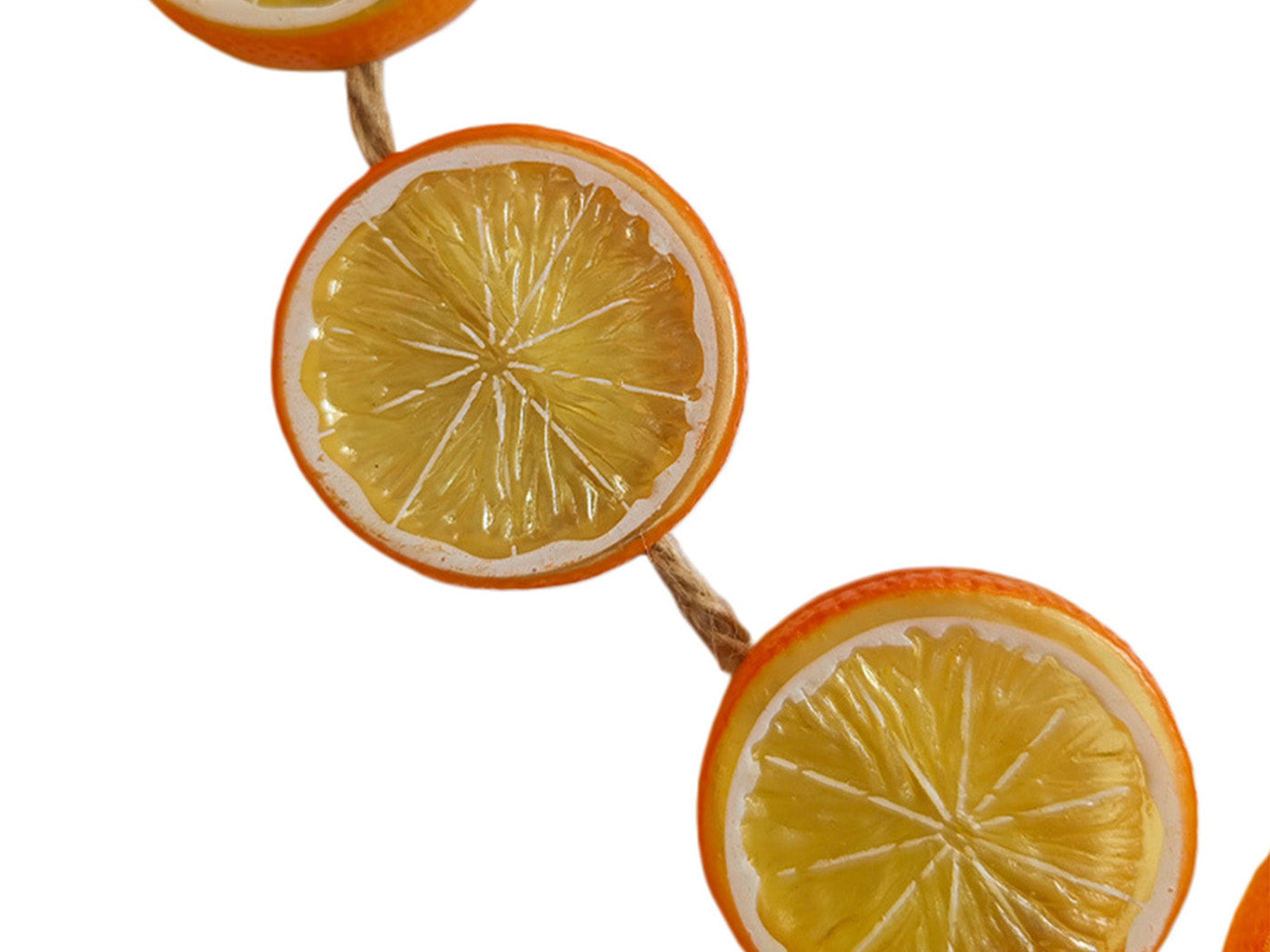 Artificial Dried Orange Slices Garland Christmas Decorations Xmas Tree Decor