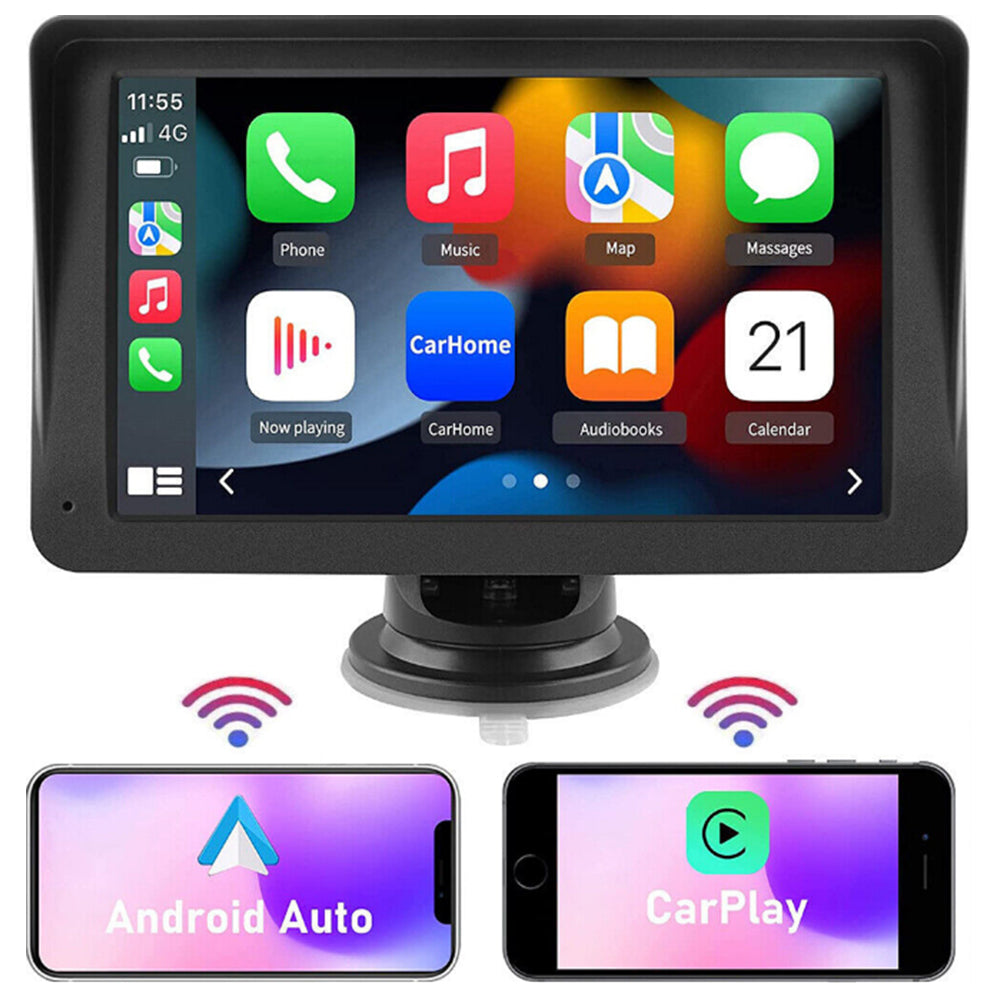 Wireless Car Stereo Touch Screen Car Radio Multimedia Player with Backup Camera for Carplay