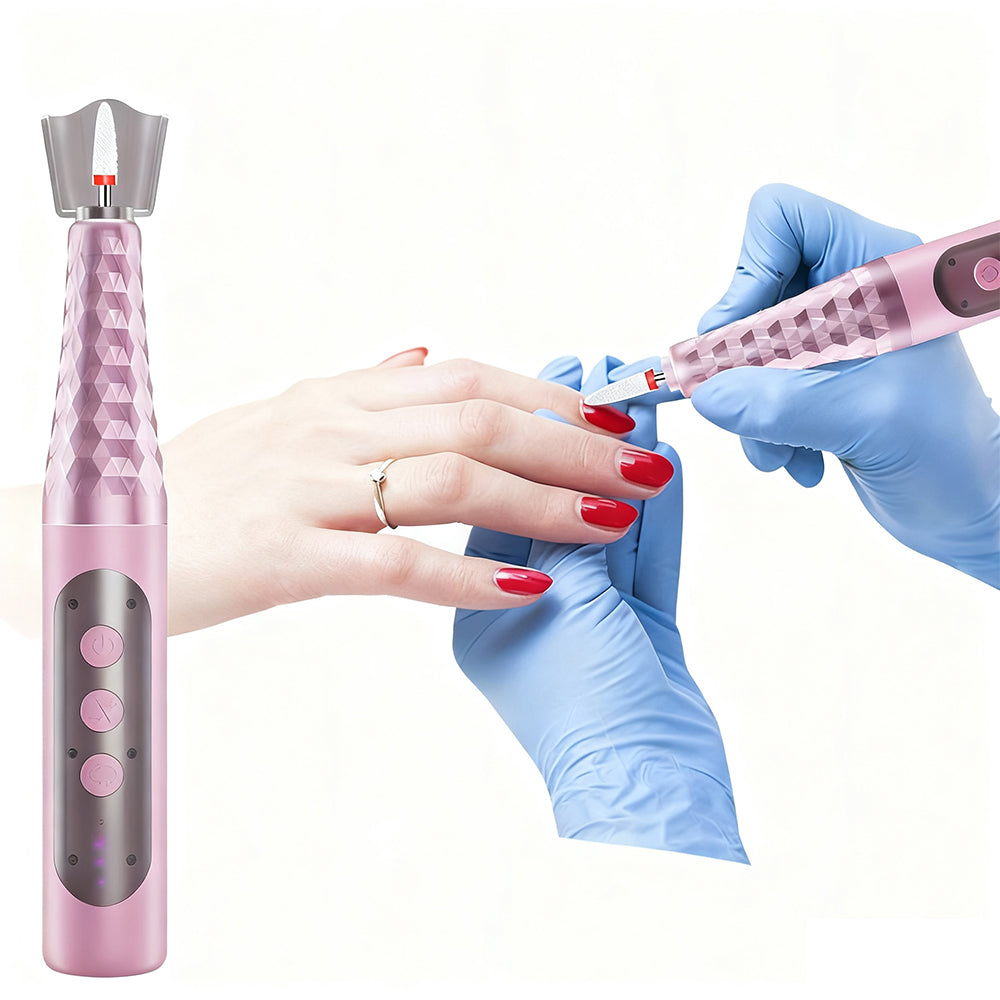 Electric Nail Drill Kit Cordless USB Rechargeable Manicure Pedicure Tools for Acrylic Gel Nails