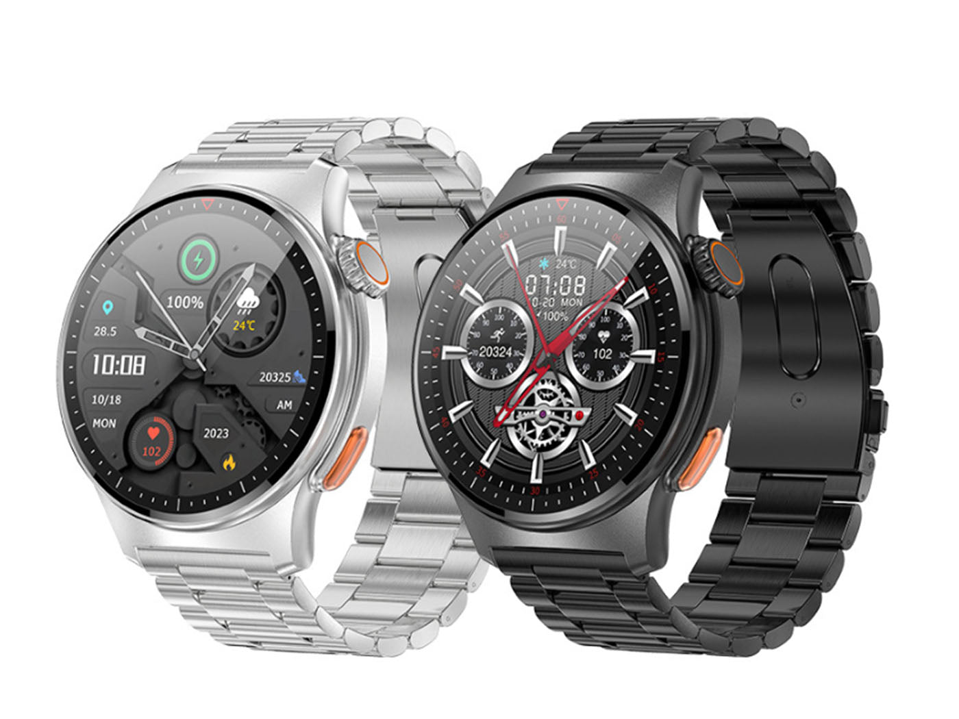 Smart Watch GPS Tracker with Blood Pressure Monitor Waterproof Fitness Tracker