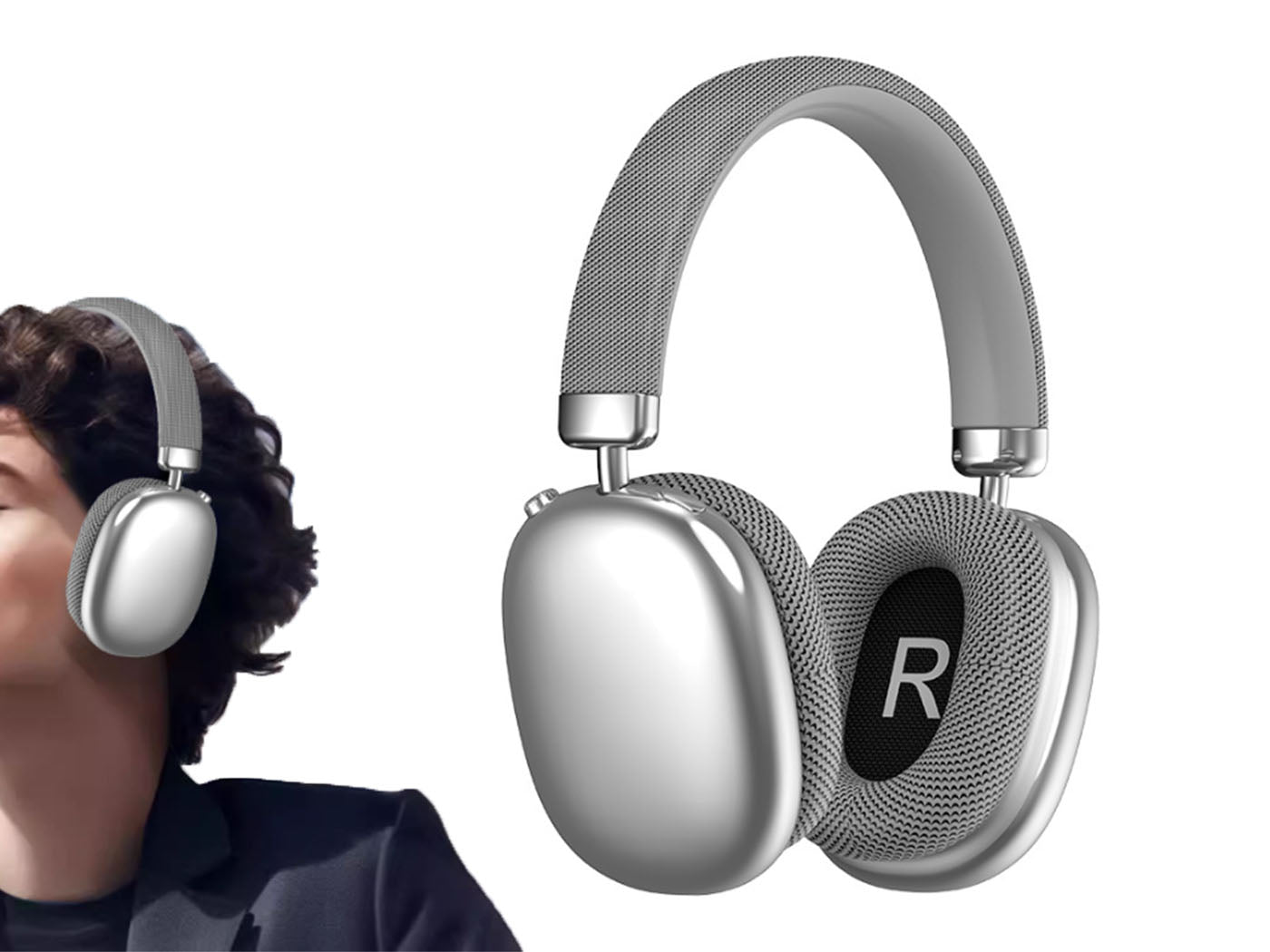 Wireless Over Ear Bluetooth Headphones Fitting in Gaming Gym Sports Traveling
