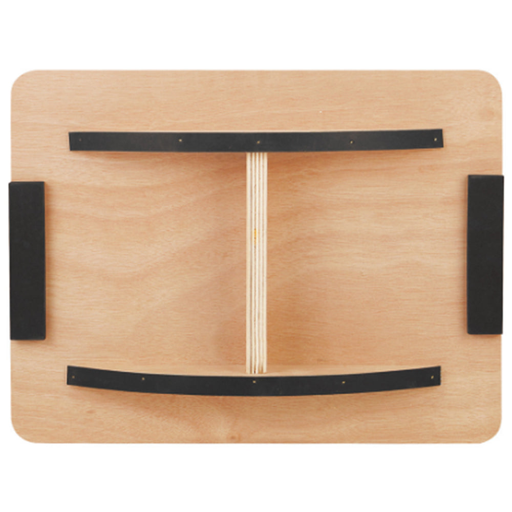 Wooden Professional Balance Board For Fitness Wobble Yoga Pilate Support Max 159KG
