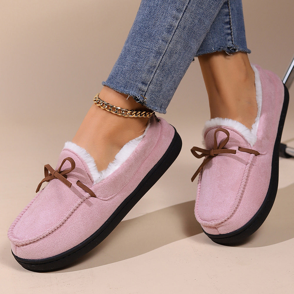 Women's Winter Warm Synthetic Fleece Slipper