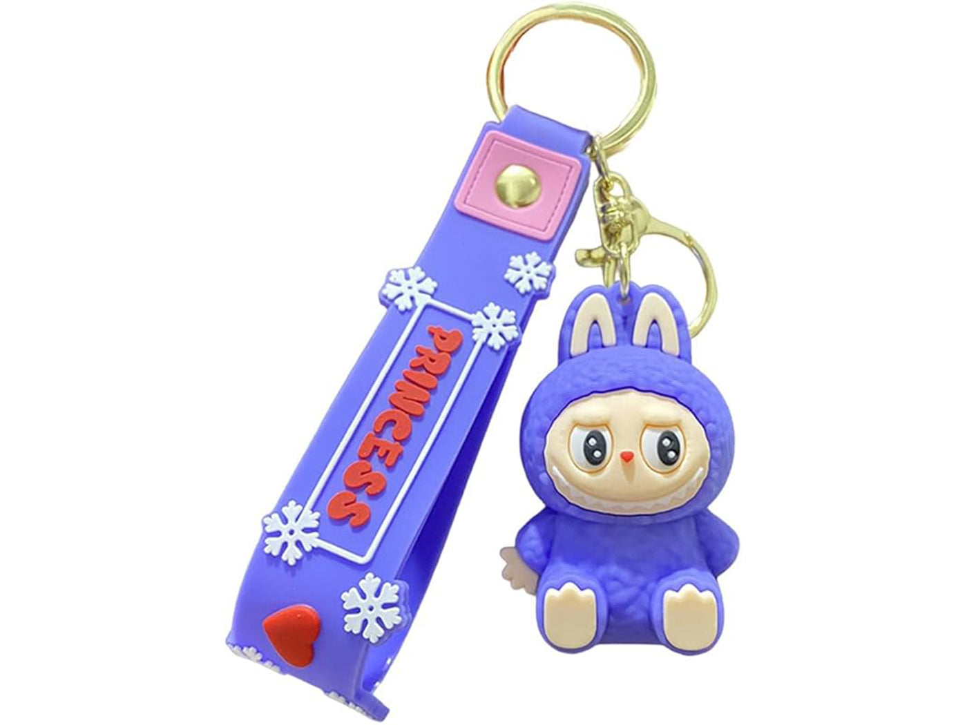 6Pcs Labubu-inspired Cartoon Key Chain