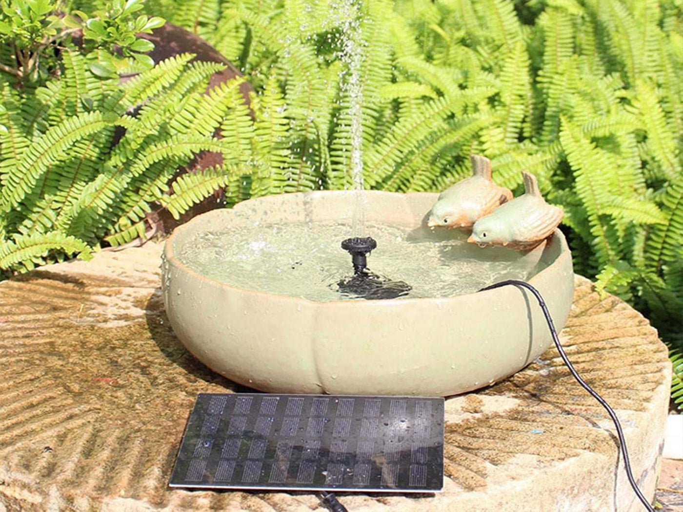 Solar Floating Fountain Pump for Pond and Garden Decoration