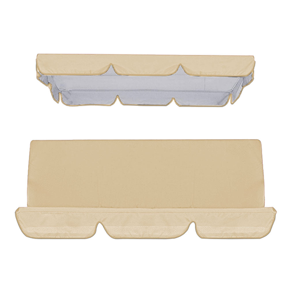 Waterproof Swing Canopy Replacement Swing Seat Sun Shade Cover with Seat Cover
