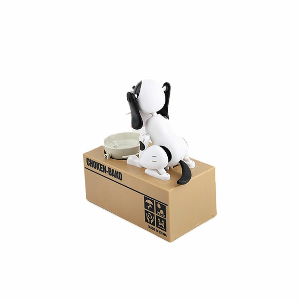Automatic Cute Coin Eating Dog Piggy Bank with Sensor
