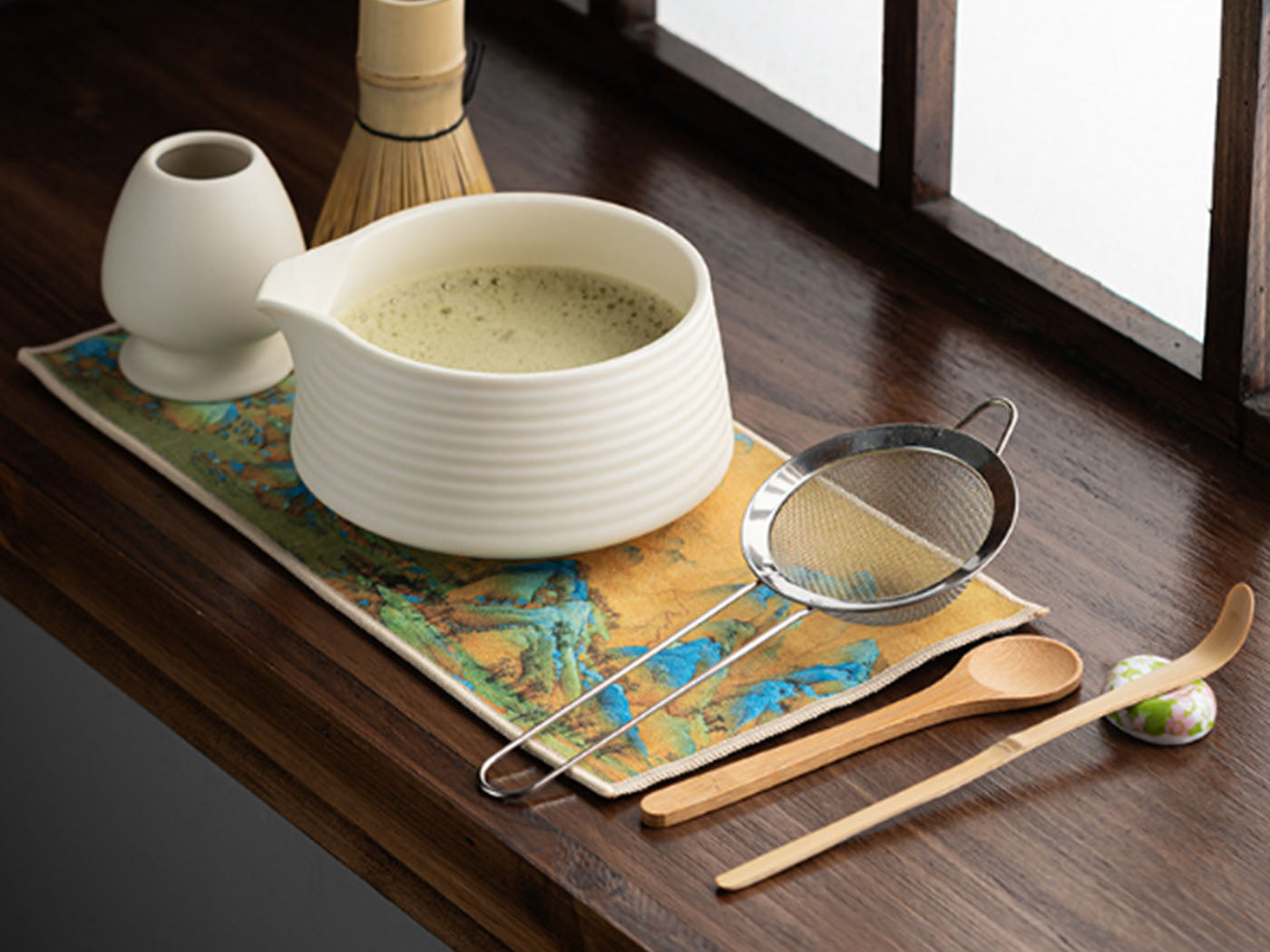8-Piece Matcha Whisk Set Traditional Japanese Matcha Kit