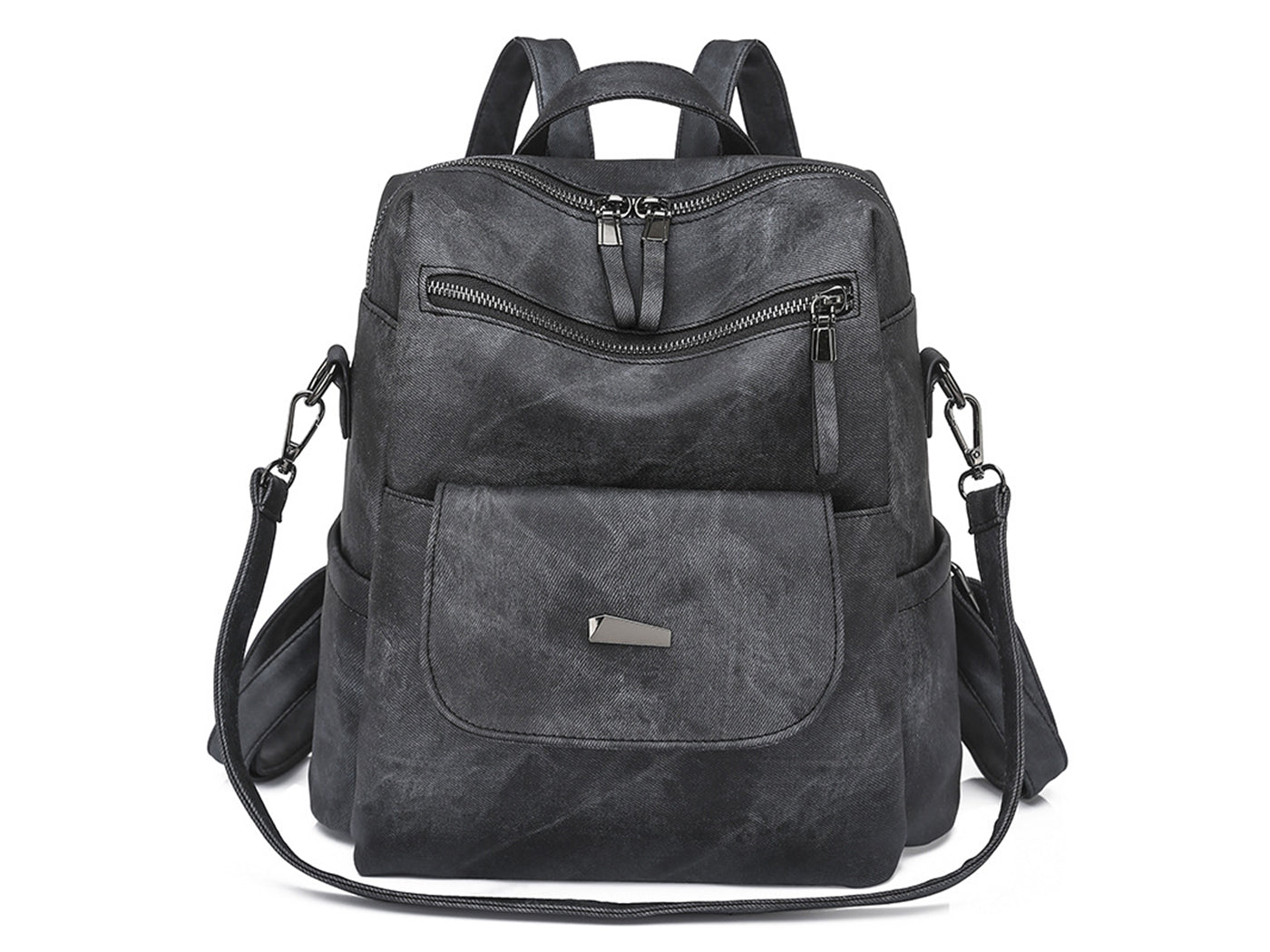 Women's Anti-Theft PU Leather Travel Backpack