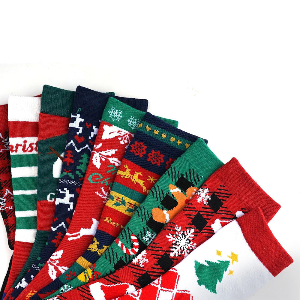12 Pairs Christmas Sock Advent Calendar 24 Days Countdown Calendar
