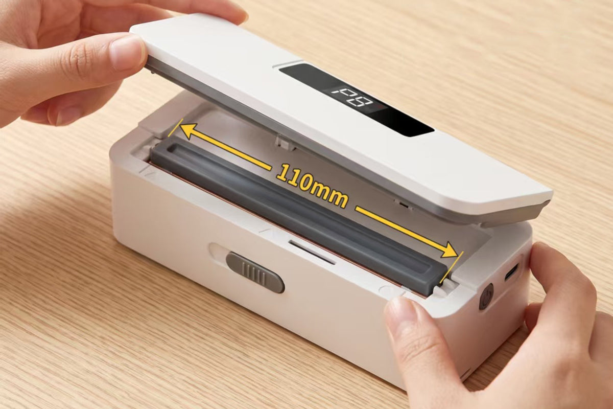 USB Bag Sealer Digital Display Magnetic Food Sealing Machine Plastic Bag Resealer for Snack Storage