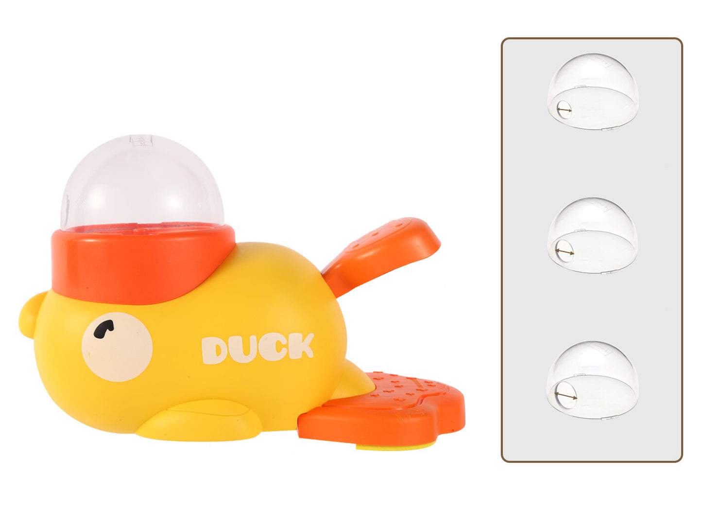 Dog Interactive Treat Dispenser Duck Toy, Food Puzzle Slow Feeder