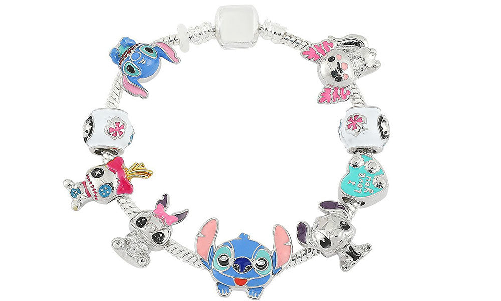 Stitch Inspired DIY Charm Bracelets
