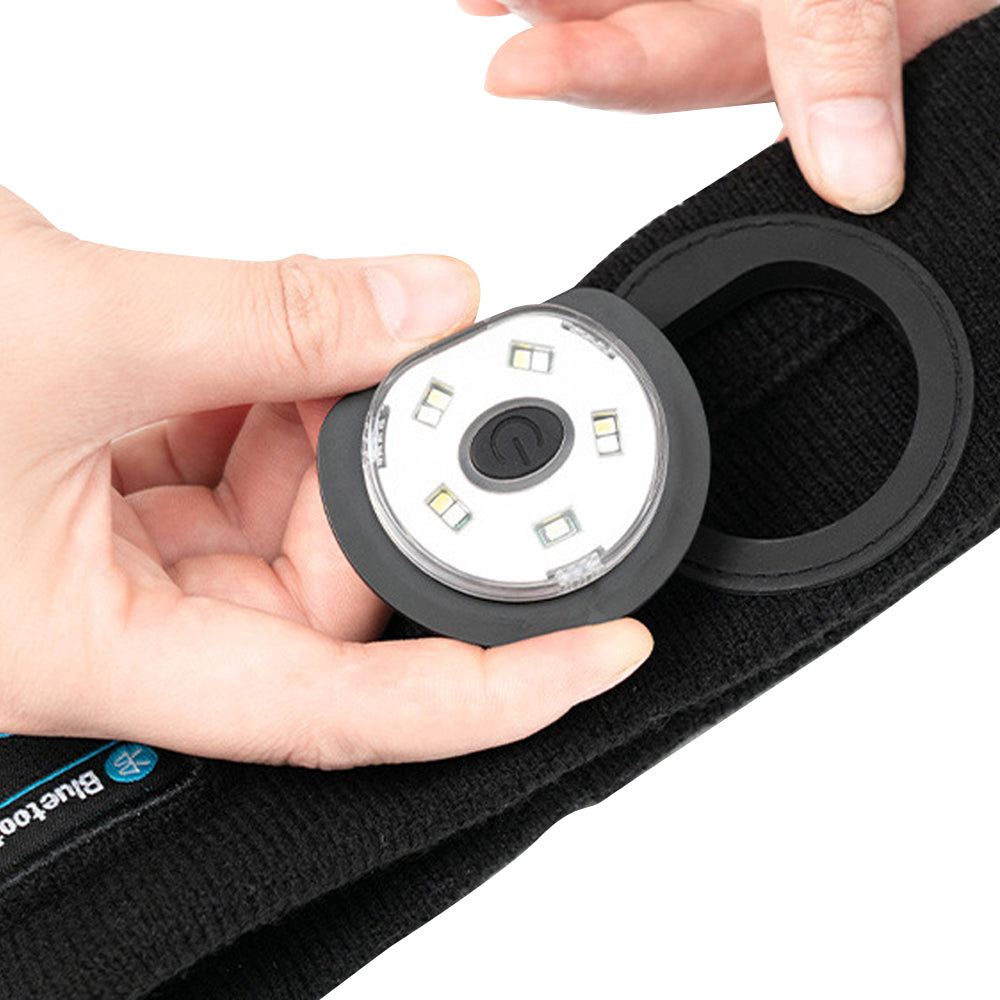 Wireless Bluetooth Headband with Light