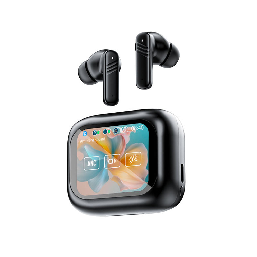 Bluetooth 5.4 Wireless Earbuds with ANC ENC Noise Cancelling and Touch Control